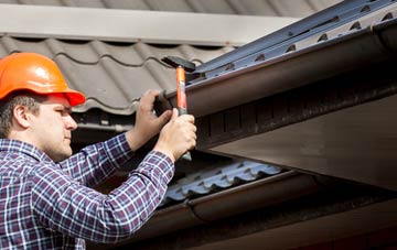 gutter repair Aunby, Lincolnshire