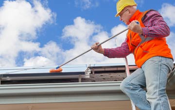 Aunby soft wash roof cleaning